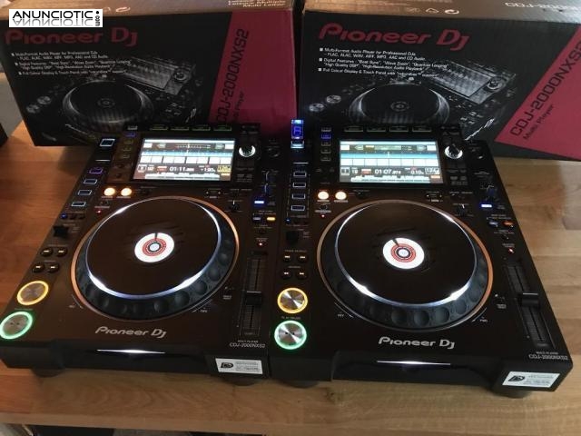 2x Pioneer CDJ 2000NXS2 + 1x DJM-900NXS2 per 1899EUR