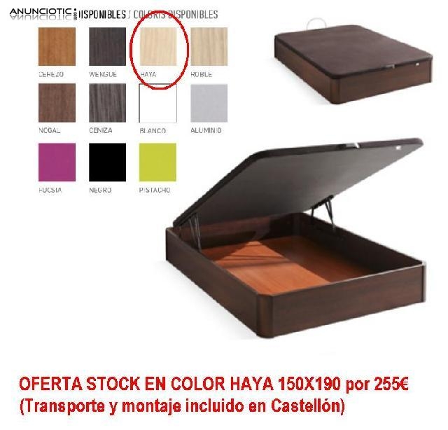 Canap&eacute;s abatibles oferta