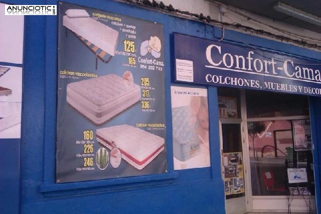 Tienda f&iacute;sica de camas