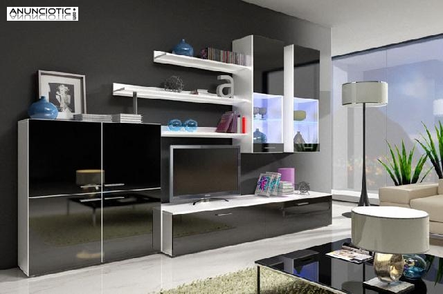 CONJUNTO MUEBLE DE SAL&Oacute;N VIOLETA