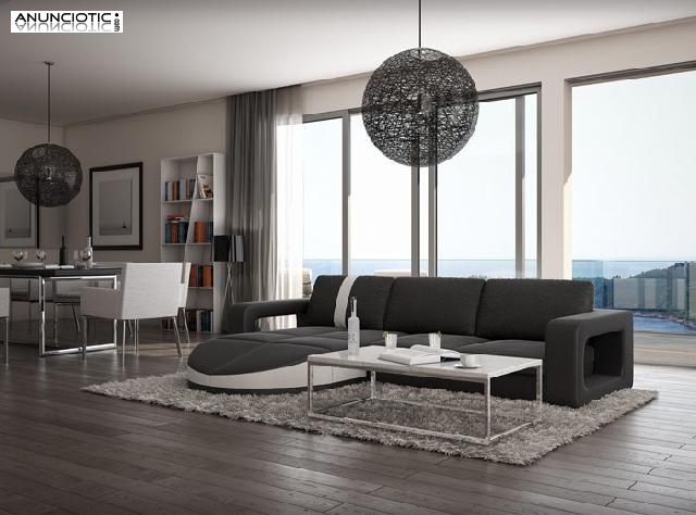 Sofa de dise&ntilde;o moderno Rosa negro con