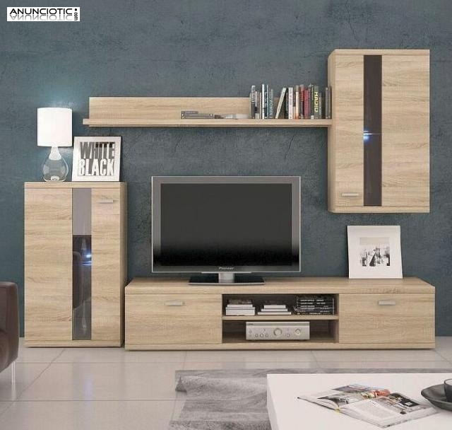 Mueble de sal&oacute;n Carry en color sonoma