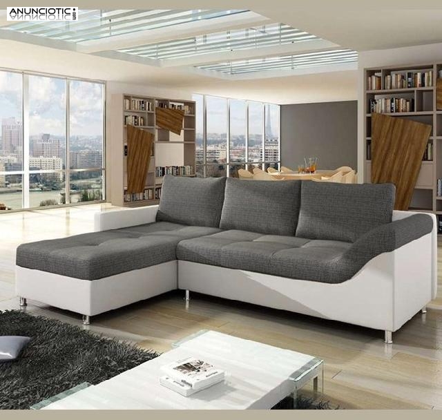 Sof&aacute; Chipre blanco/gris Ref 3316