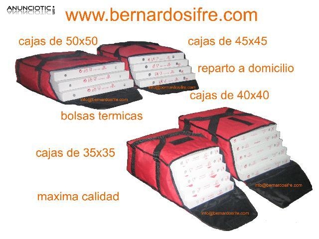 Bolsa termica para cajas de pizza, venta en Espa&ntilde;a