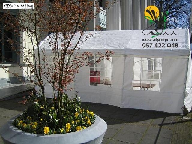 Carpas econ&oacute;mica para fiestas de 6x3