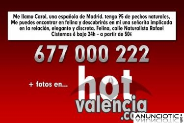 Carol una espa&ntilde;ola espectacular, un cuerpo de infarto, tiene 95 de pechos naturales,