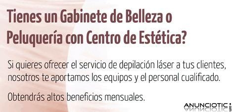 Depilaci&oacute;n L&aacute;ser - Explotaci&oacute;n Compartida - Servicio a Profesionales y Empresas  