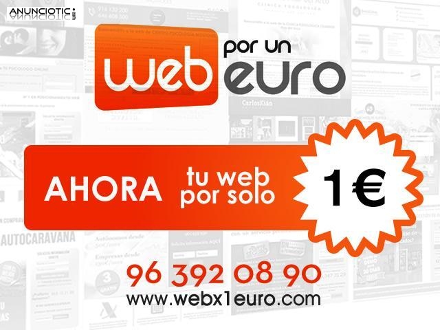 Webx1euro la solución para hacer tu web
