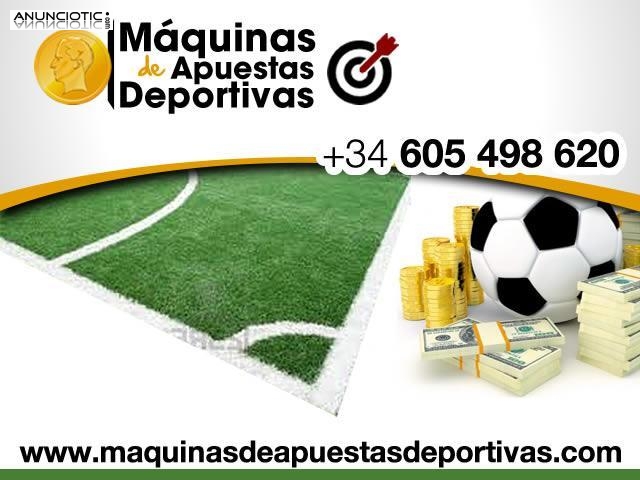 M&aacute;quinas de premio, apuestas deportivas