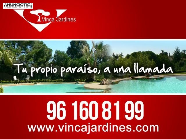 Creaci&oacute;n de piscinas y jardines