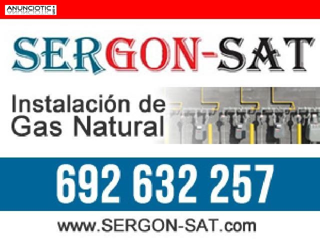 Instaladores gas autorizados Sergonsat