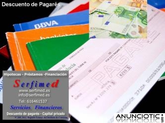 Serfimed descuento de pagar&eacute;s