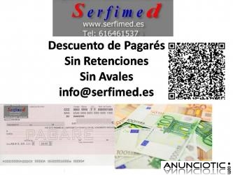 Serfimed descuento de pagar&eacute;s