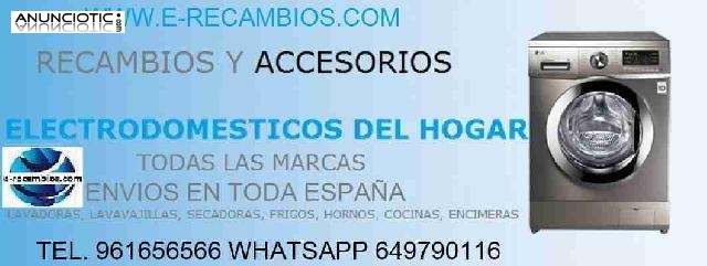 VENTA RECAMBIOS FRIGORIFICOS NEVERAS CONGELADORES