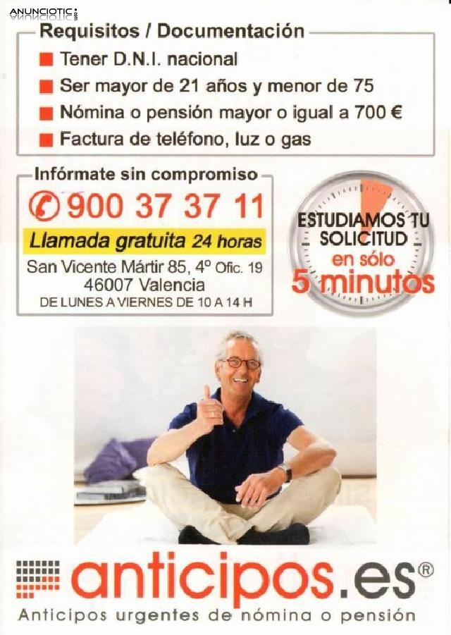Con la garant&iacute;a de su n&oacute;mina