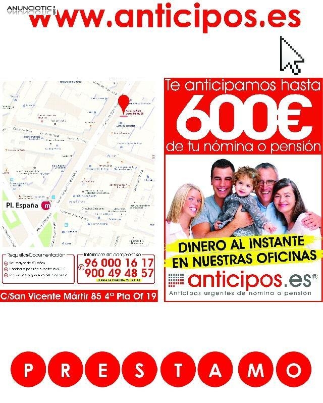 Con la garant&iacute;a de su n&oacute;mina 