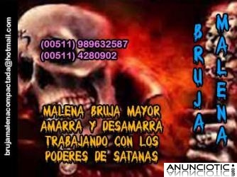 Amarres para el amor - &uacute;nica bruja pactada con Satan&aacute;s Bruja Malena.