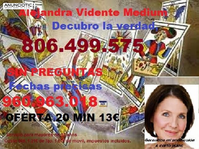 Alejandra Vidente avalada por sus aciertos. Tarot promoci&oacute;n 