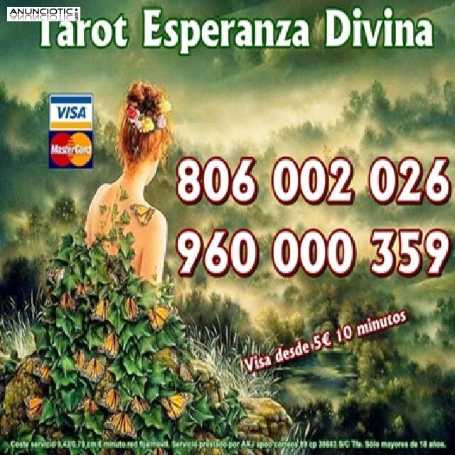 Videncia y Tarot 24 horas por solo 0,42 cm min. Oferta Tarot Visa 15� 30 mi