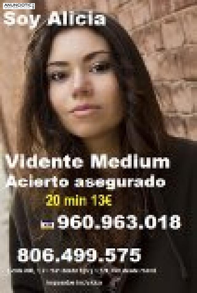 Alicia, vidente y medium. 806 499 575. Oferta 13�