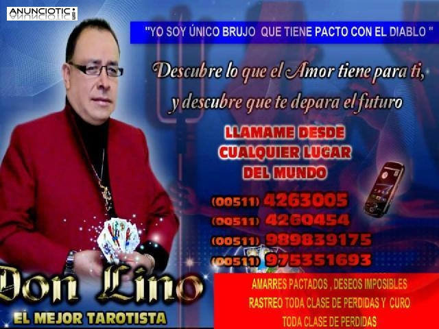 AMARRES PACTADOS LOS MAS FUERTES DEL MUNDO-DON LINO &Uacute;NICO EN SUDAMERICA