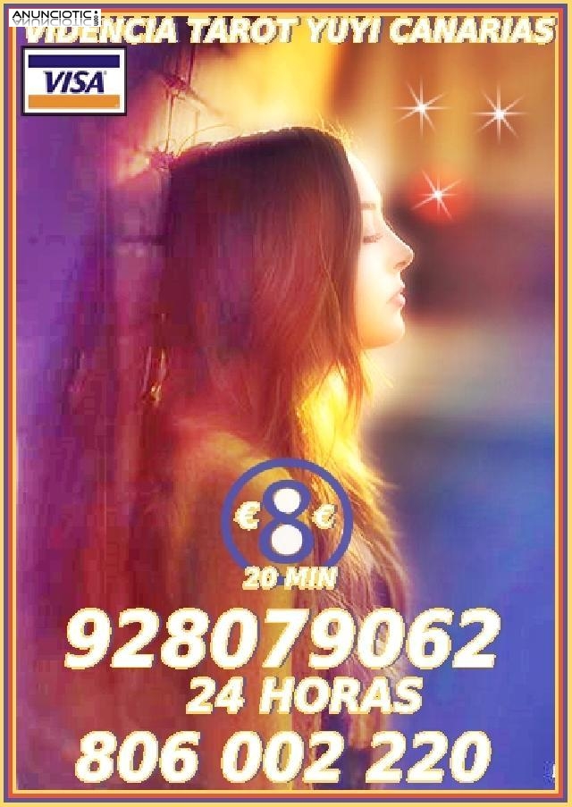 Tarot econ&oacute;mico Yuyi  Visa 928 079 062  desde 5� 15 mtos, las 24 horas a su
