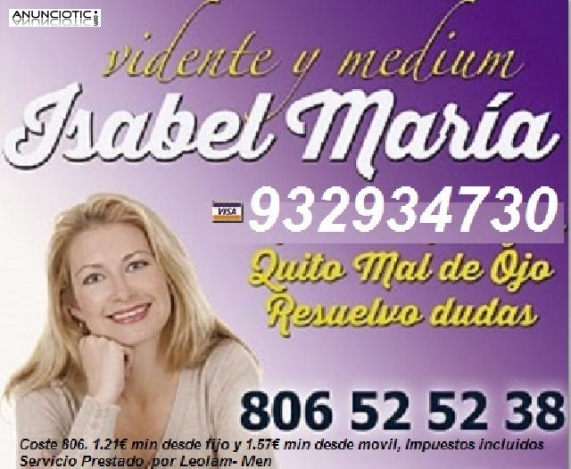 Tarot, Aciertos a corto plazo.  Vidente Medium Isabel M&ordf;. Promoci&oacute;n en visa