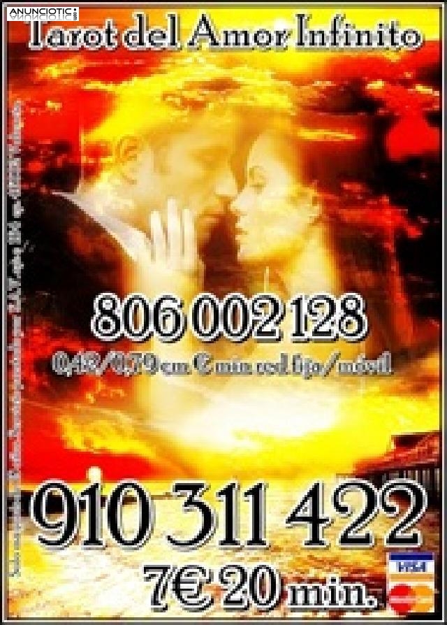 4 � 15 min CONSULTA EL TAROT DEL AMOR INFINITO  910 311 422 -  806 002128