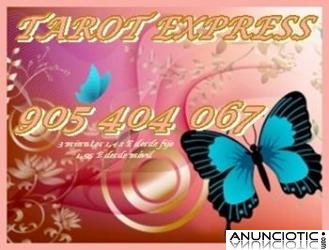 Tarot Express 905 404 067, 3 mts por solo 1,42/1,95 desde red m&oacute;vil/fija.
