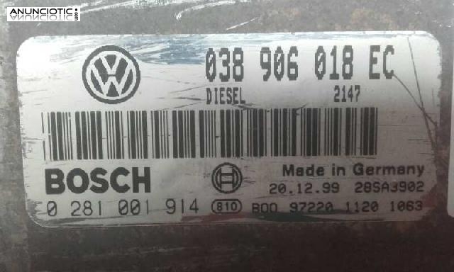 Centralita motor uce 038906018ec seat cordoba