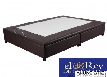 Canap&eacute; polipiel m&aacute;s colch&oacute;n viscoel&aacute;stico.