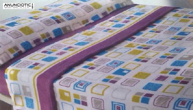 S&aacute;banas coralina con alto gramaje para invierno