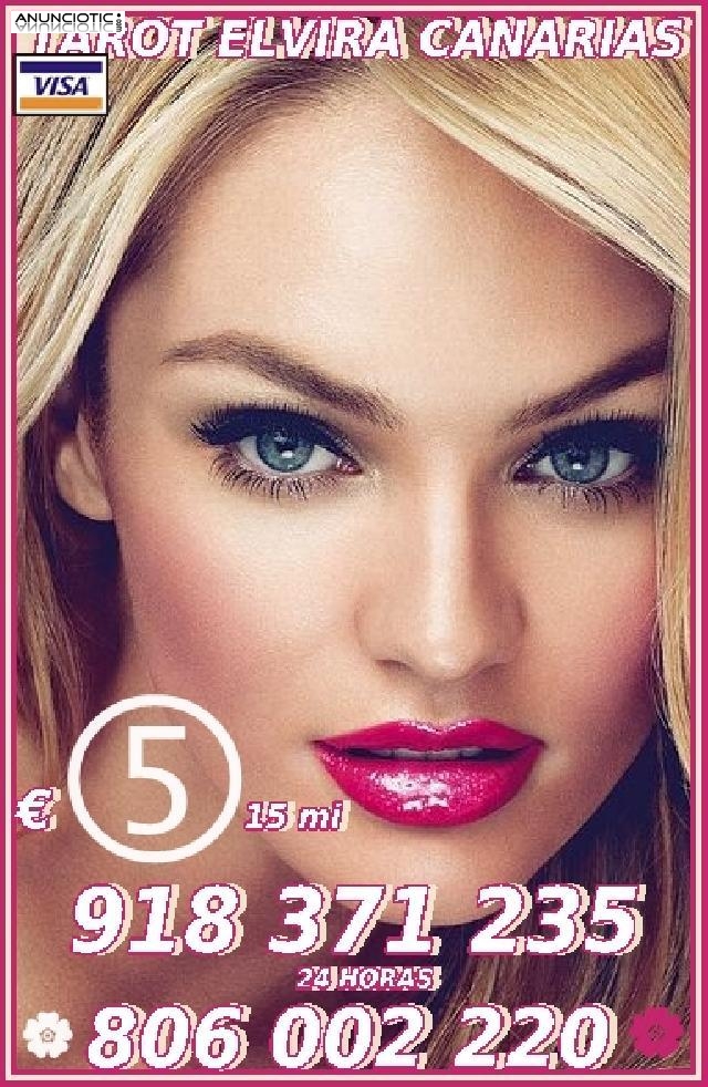 Tarot Elvira Visa 918 371 235  desde 5� 15 mtos, las 24 horas a su disposic
