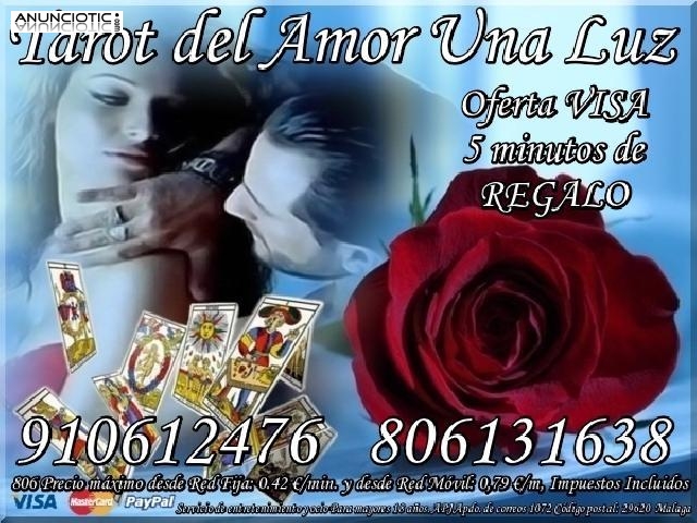 UnaLuz OFERTA VISA 910612476 desde 7�/15 minutos + 5 MINUTOS DE REGALO