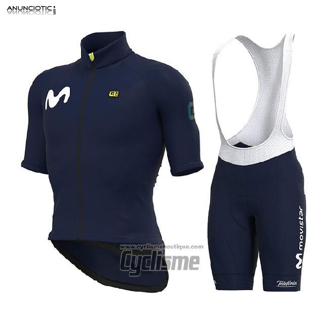V&ecirc;tements de cyclisme 2022 Movistar
