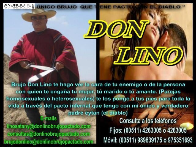 AMARRES PACTADOS LOS MAS FUERTES DEL MUNDO-DON LINO &Uacute;NICO EN SUDAMERICA