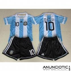 Argentina Ninos camiseta de f¨²tbol Messi 10  2011-2012  www.ftjersey.com