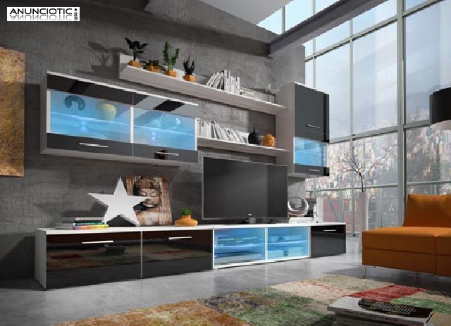 SAL&Oacute;N:  CONJUNTO MUEBLES MOD.  SILVIA