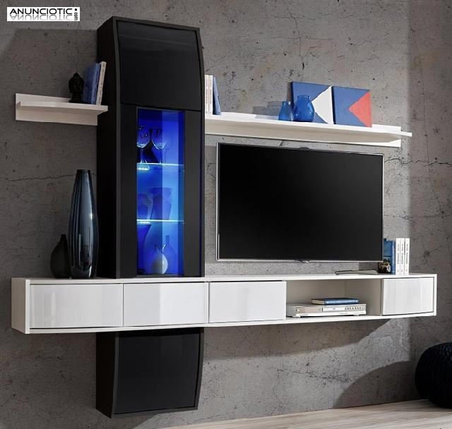 Mueble de sal&oacute;n modelo Marlen blanco