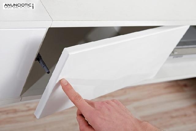 Mueble de sal&oacute;n modelo Marlen blanco