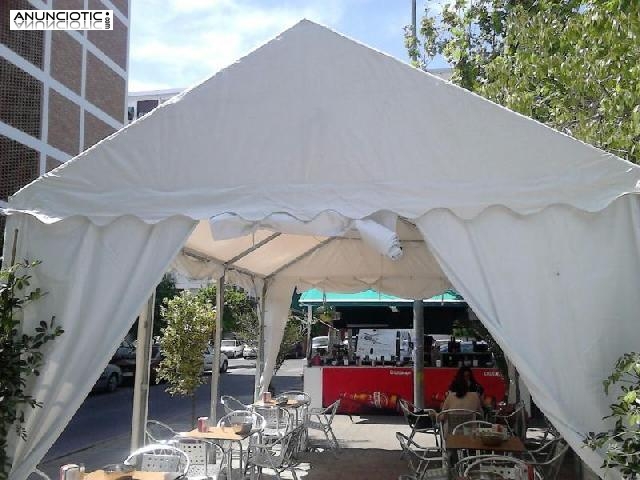 Carpas de 4x8 est&aacute;ndar 569 euros 