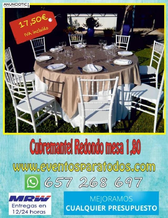 Venta de cubremanteles econ&oacute;micos