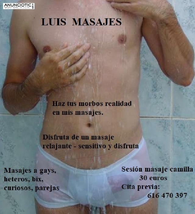 Relajaci&oacute;n en manos de otro hombre. Masaje