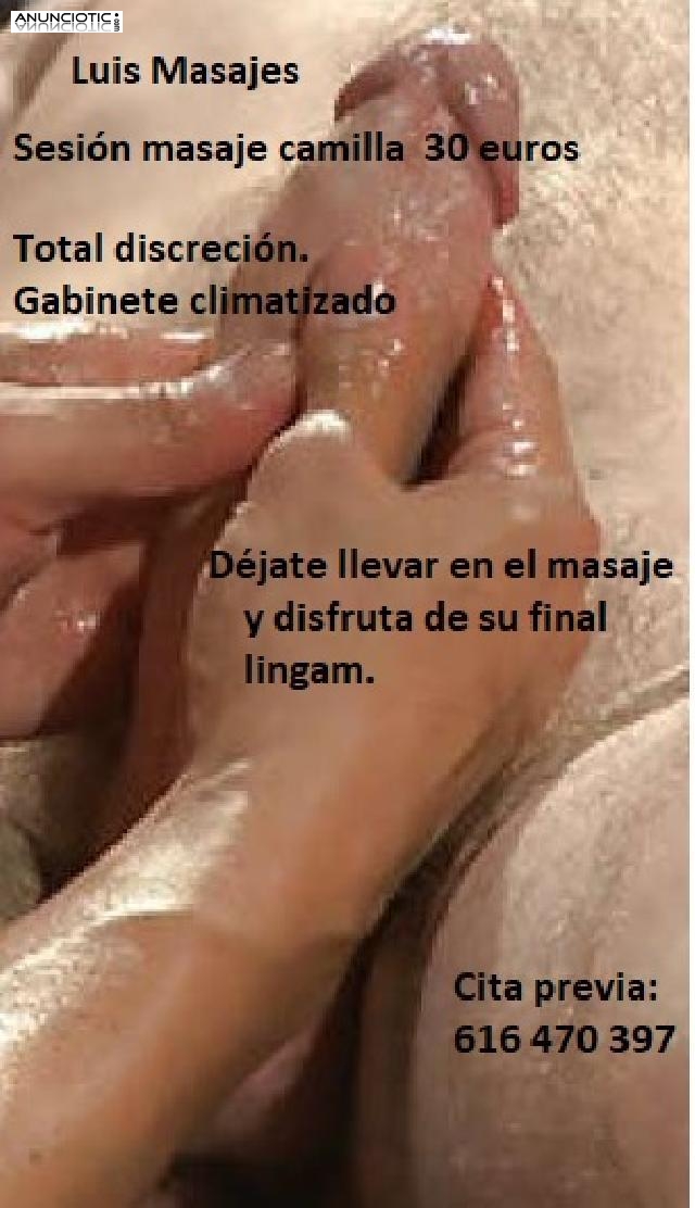 Relajaci&oacute;n en manos de otro hombre. Masaje