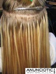 Oferta, pongo extensiones queratina pelo natural incluido a 1,5� c/u zaragoza