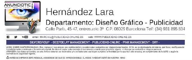 Servicios de dise&ntilde;o gr&aacute;fico y publicidad