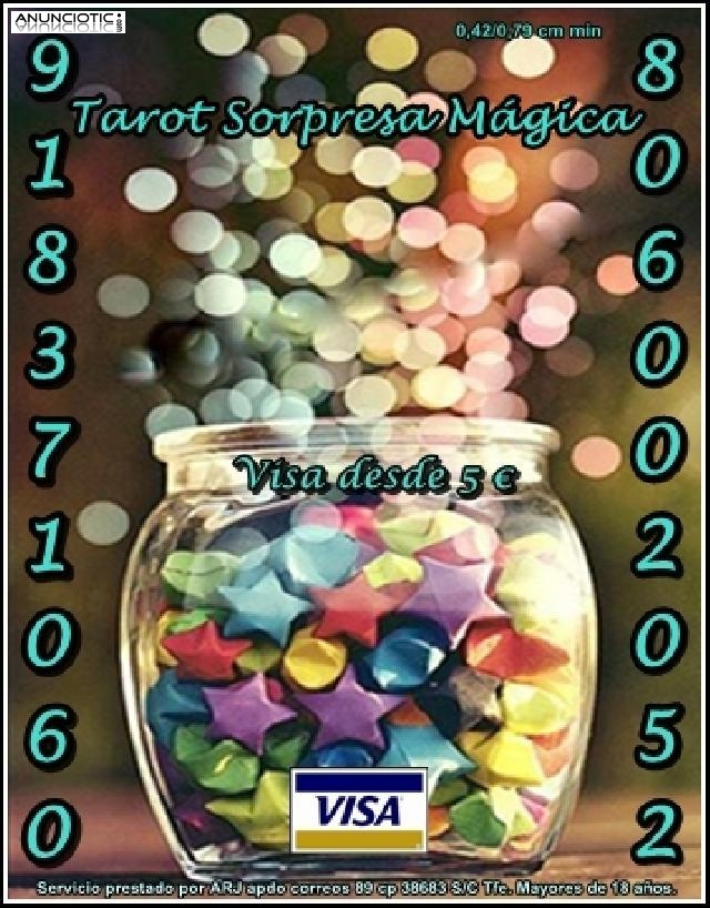 Oferta Visa Tarot 8� 20 min. Tarot Econ&oacute;mico s&oacute;lo 0,42cm min. 
