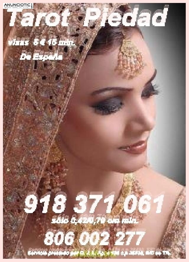 Oferta tarot  Piedad 5� 15 min 918 371 061 las 24 horas.  DE ESPA&Ntilde;A	