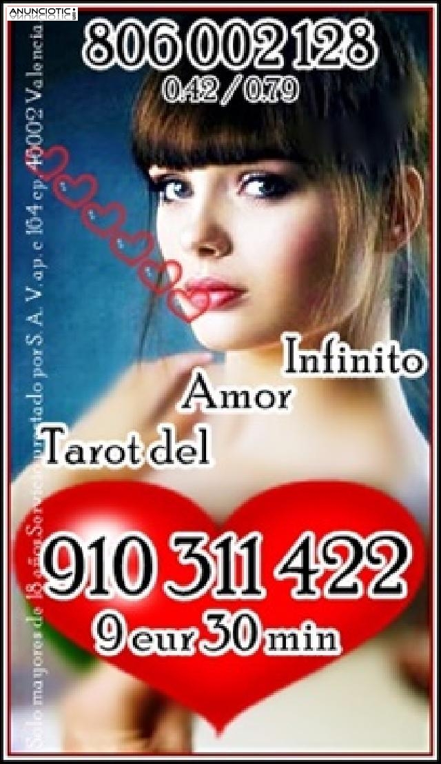 910 311 422 / 806 002 128 TAROT VISA  4 � 15 min. VIDENCIA NATURAL 