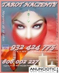 Tarot naciente 806 002 227 por s&oacute;lo 0,41 ctm mto. Oferta Visa 5� 10 mto al 932 424 775